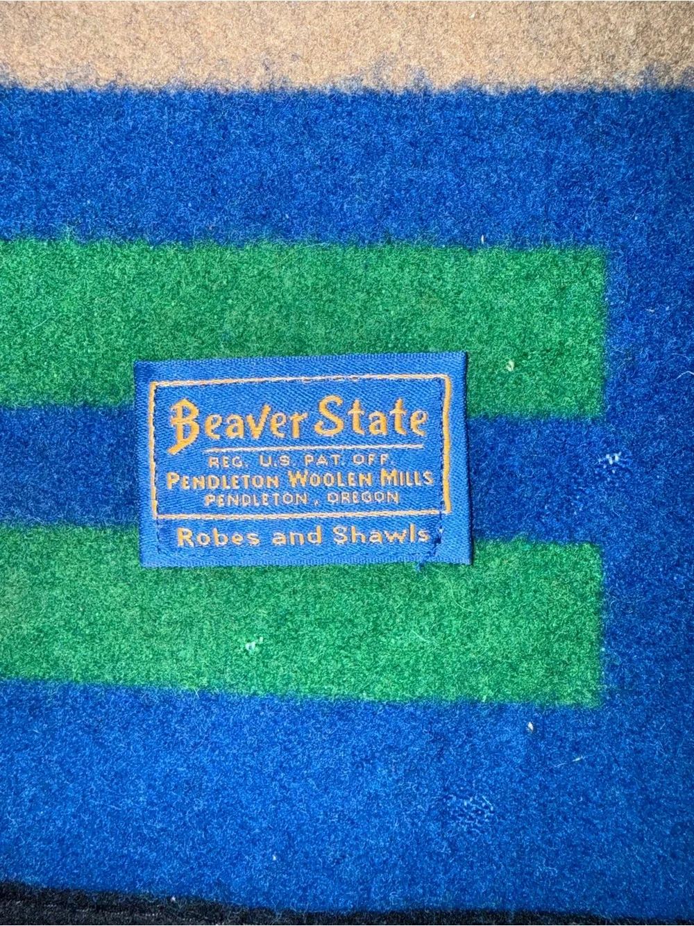 Pendleton Circle of Life Tribal Elders Beaver State Wool Blanket 64